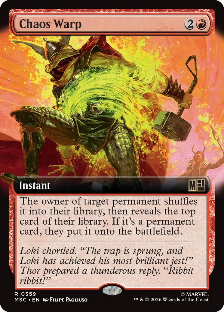 Chaos Warp (Extended Art) [Marvel Super Heroes Commander] | Good Games Morley