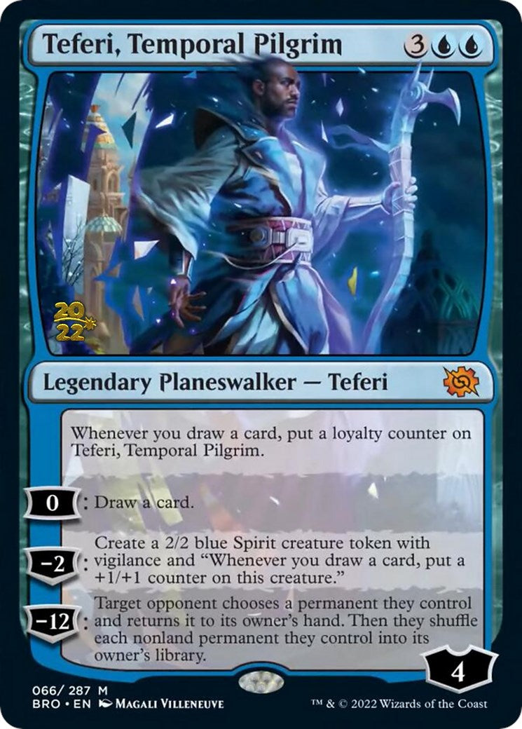 Teferi, Temporal Pilgrim [The Brothers' War Prerelease Promos] | Good Games Morley
