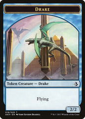 Angel of Sanctions // Drake Double-Sided Token [Amonkhet Tokens] | Good Games Morley