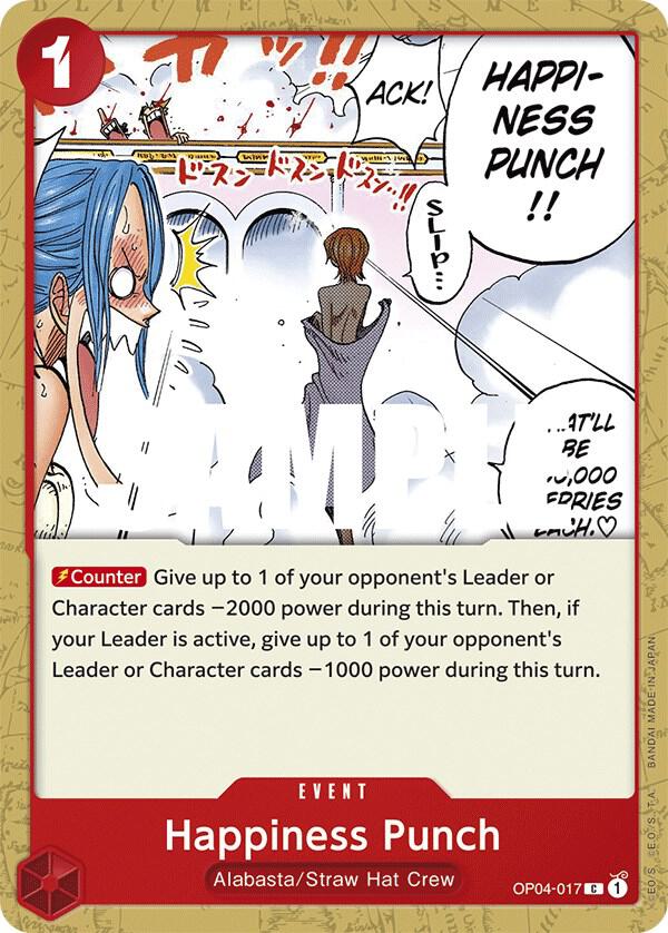 Happiness Punch OP04-017 (Kingdoms of Intrigue)  | Good Games Morley