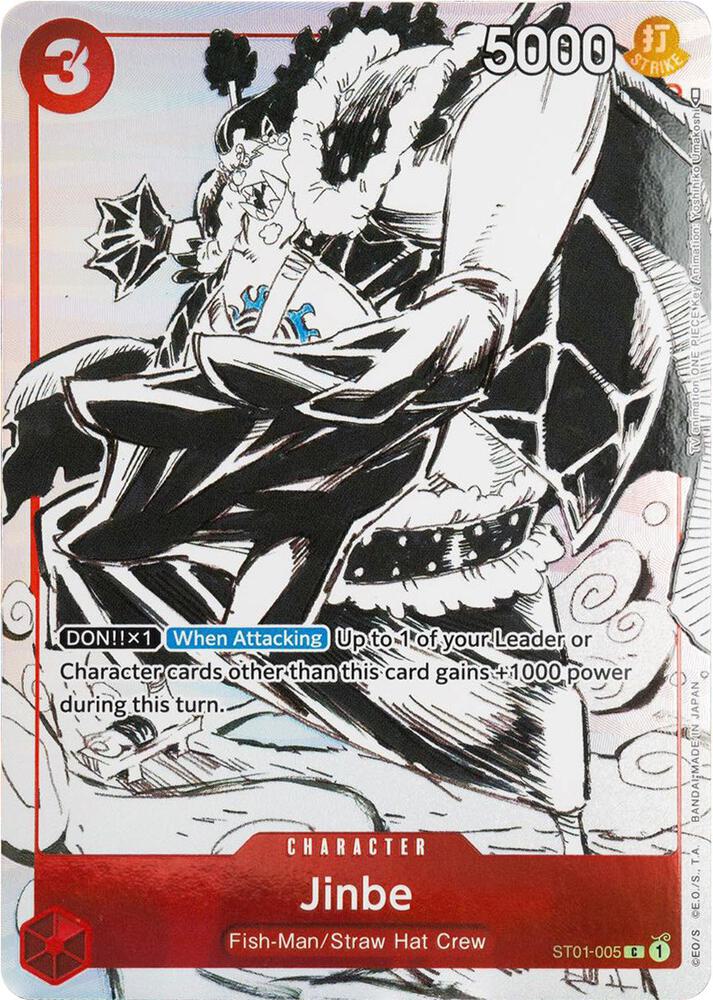 Jinbe (Gift Col.) ST01-005 (One Piece Promotion Cards)  - Alternate Art Foil | Good Games Morley