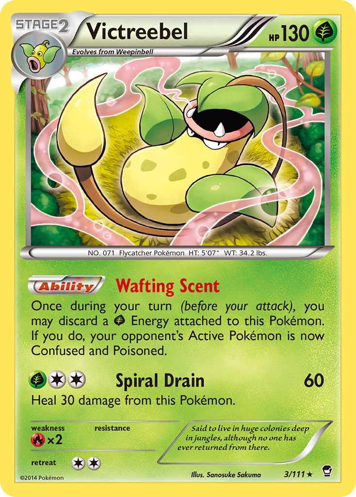 Victreebel (3/111) [XY: Furious Fists] | Good Games Morley