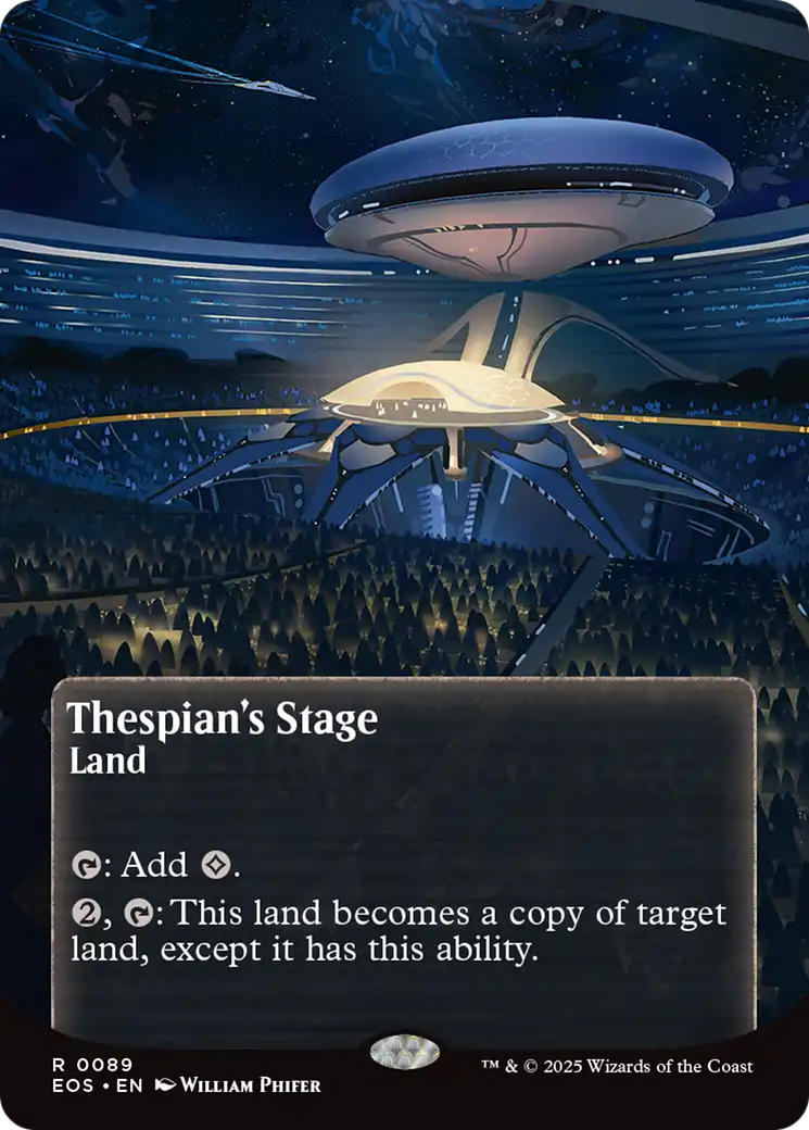 Thespian's Stage (0089) (Borderless) [Edge of Eternities: Stellar Sights] | Good Games Morley