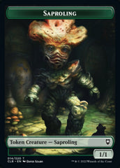 Treasure // Saproling Double-Sided Token [Commander Legends: Battle for Baldur's Gate Tokens] | Good Games Morley