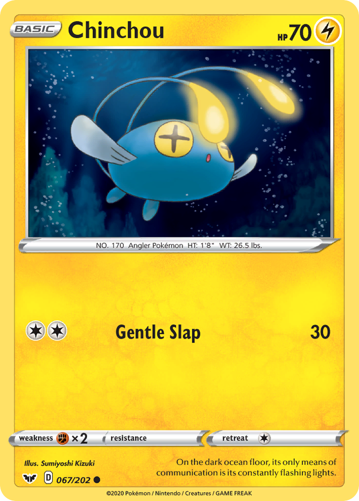 Chinchou (067/202) [Sword & Shield: Base Set] | Good Games Morley