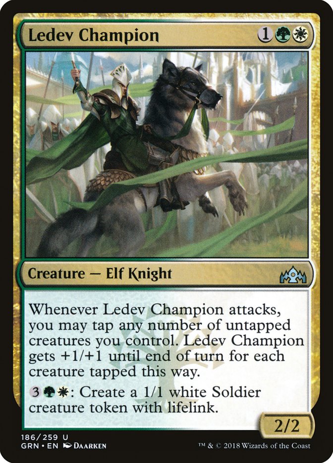 Ledev Champion 186/259 (Guilds of Ravnica)  | Good Games Morley