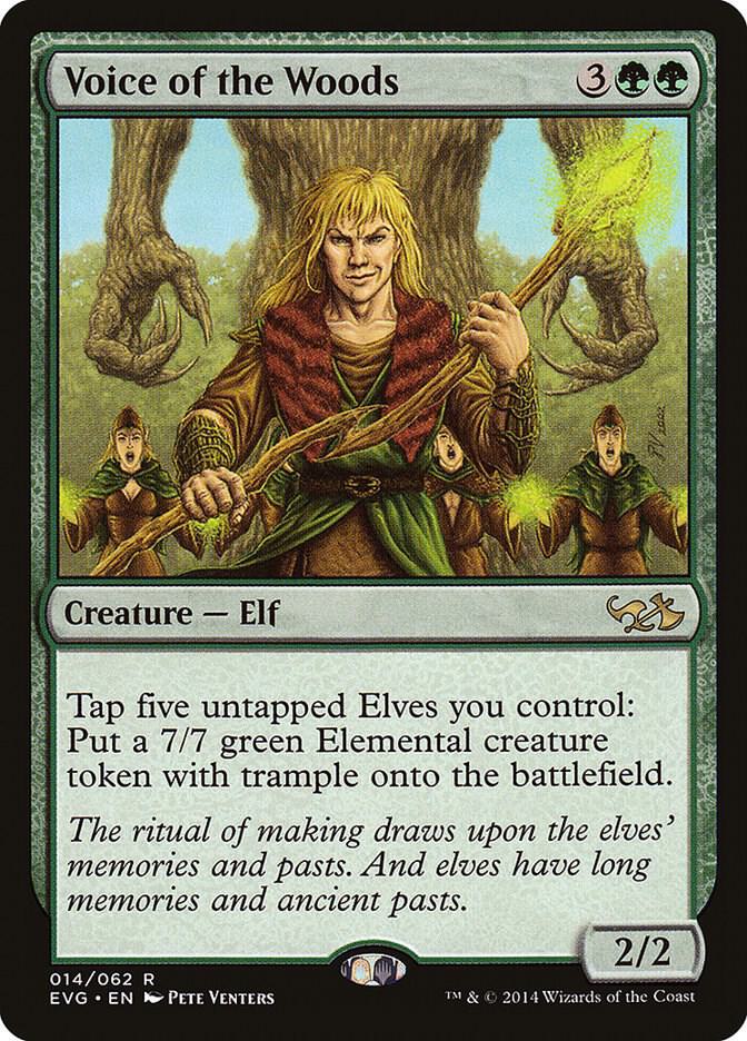 Voice of the Woods 14/62 (Duel Decks: Anthology)  | Good Games Morley