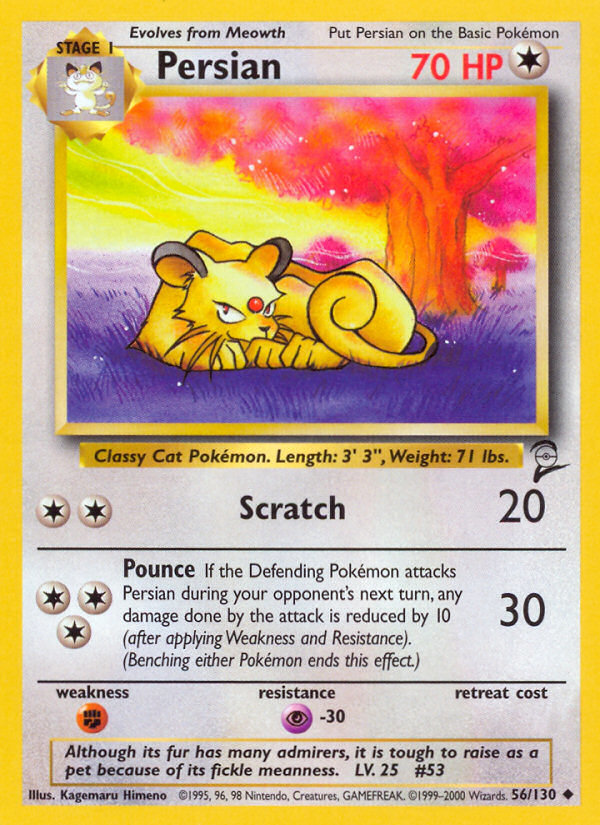Persian (56/130) [Base Set 2] | Good Games Morley