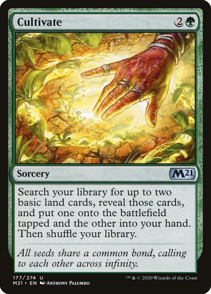 Cultivate 177 (Core Set 2021)  - Foil | Good Games Morley