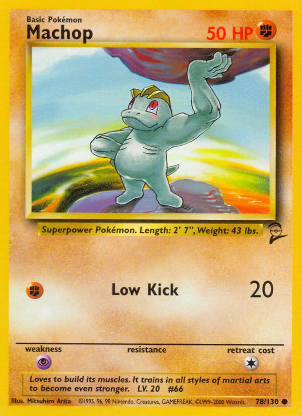 Machop (78/130) [Base Set 2] | Good Games Morley