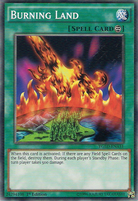 Burning Land [YGLD-ENA31] Common | Good Games Morley