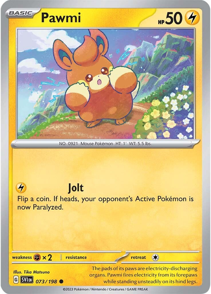Pawmi (073/198) [Scarlet & Violet: Base Set] | Good Games Morley