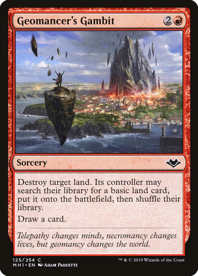 Geomancer's Gambit 125/254 (Modern Horizons)  - Foil | Good Games Morley