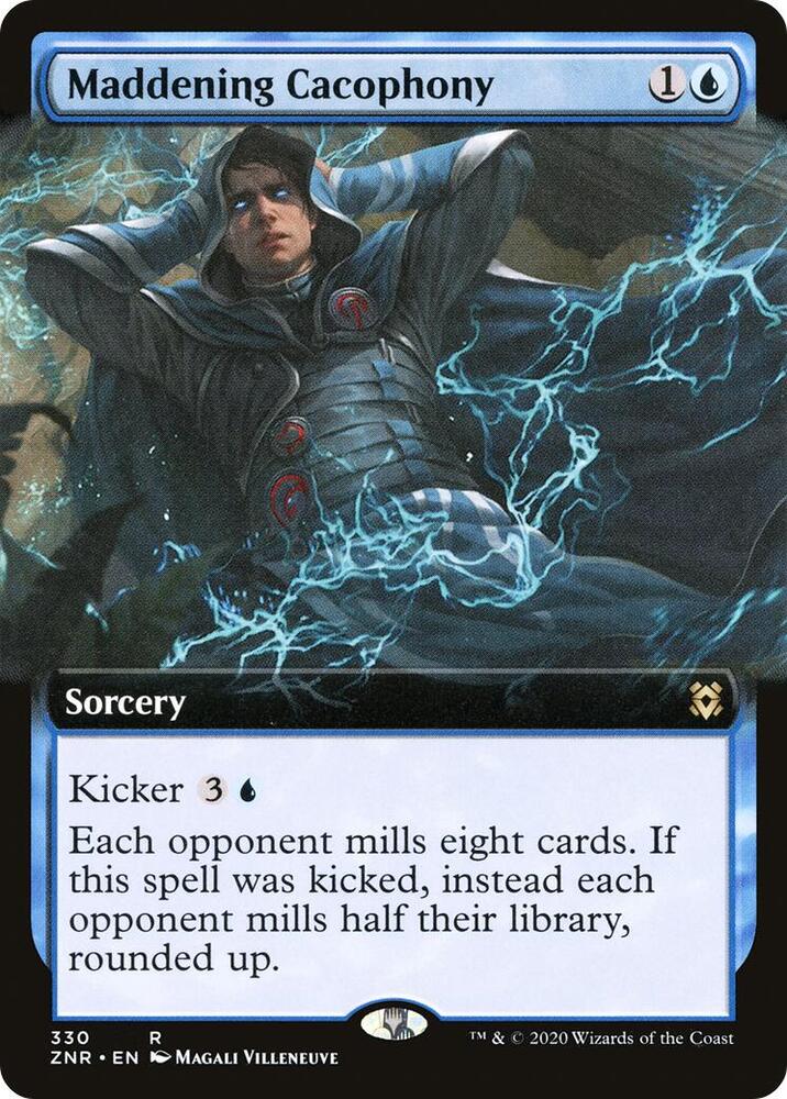 Maddening Cacophony 330/280 (Zendikar Rising)  - Extended Art | Good Games Morley