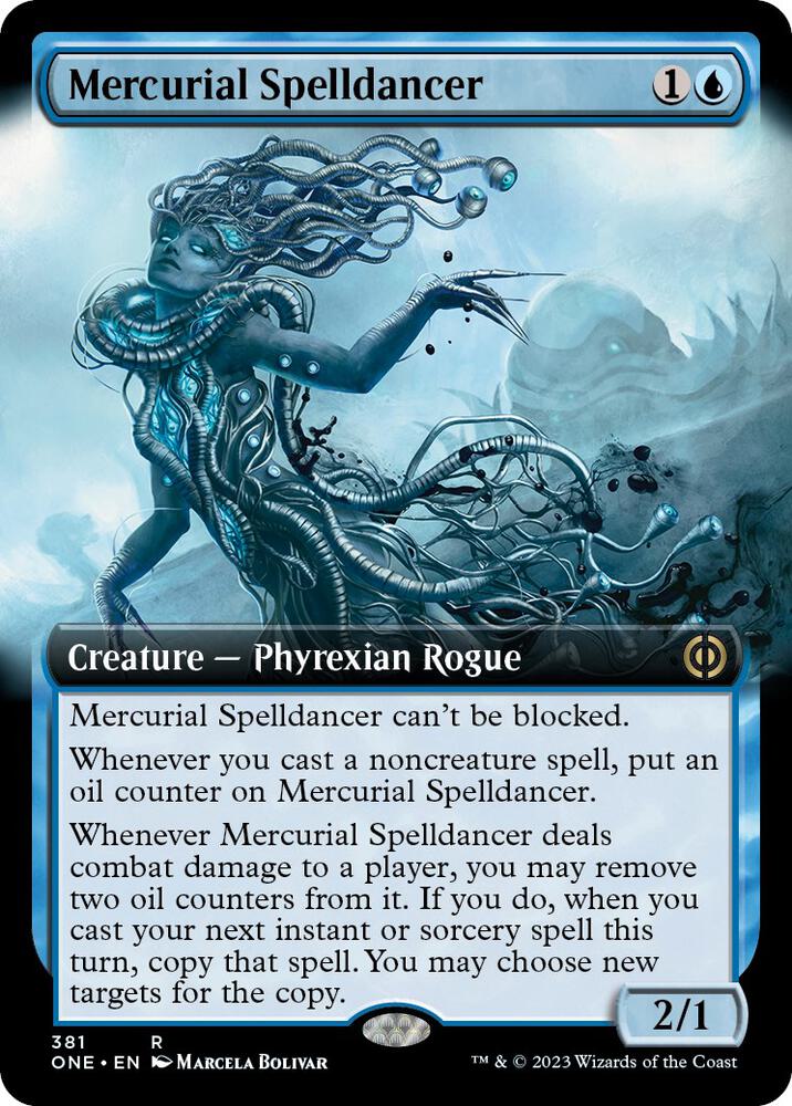 Mercurial Spelldancer 381/271 (Phyrexia: All Will Be One)  - Extended Art | Good Games Morley