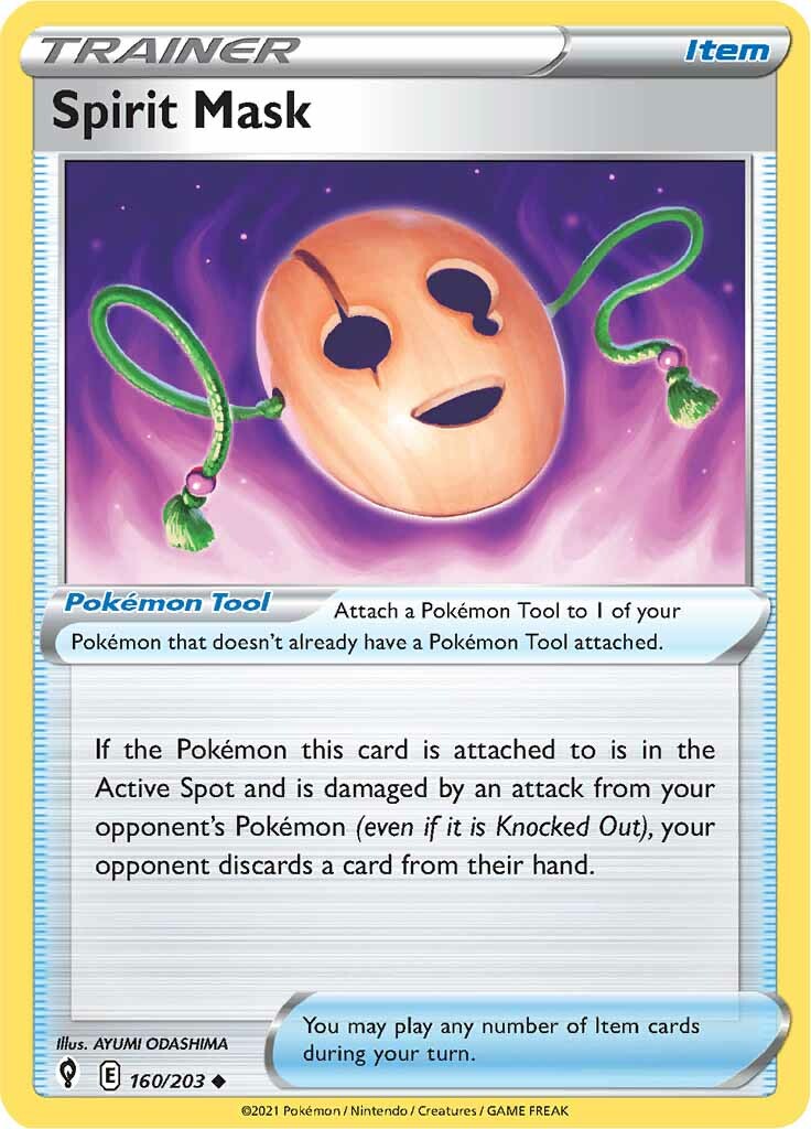 Spirit Mask (160/203) [Sword & Shield: Evolving Skies] | Good Games Morley