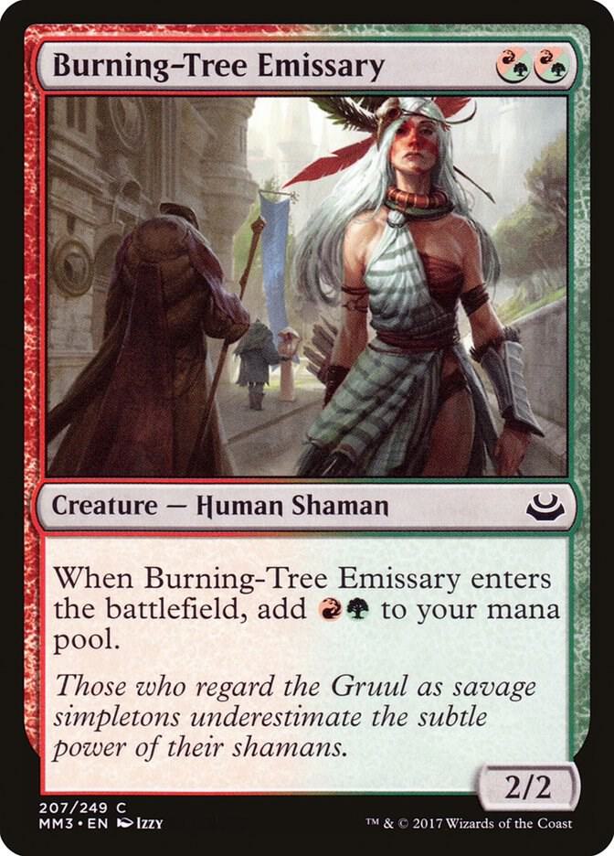 Burning-Tree Emissary 207/249 (Modern Masters 2017)  | Good Games Morley