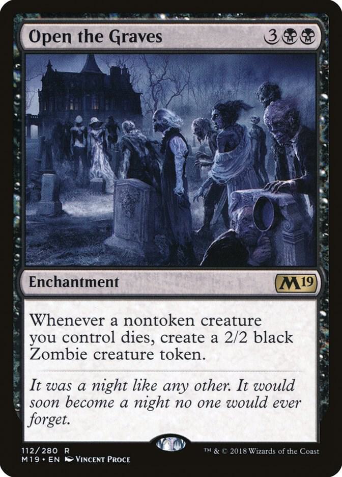 Open the Graves 112/280 (Core Set 2019)  | Good Games Morley