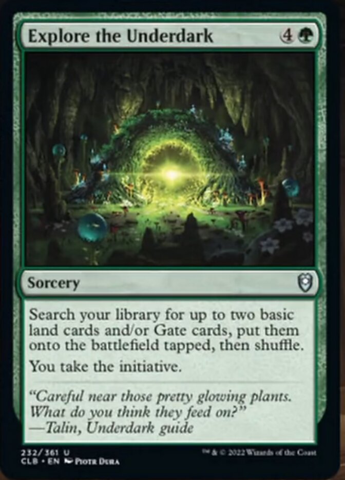 Explore the Underdark [Commander Legends: Battle for Baldur's Gate] | Good Games Morley