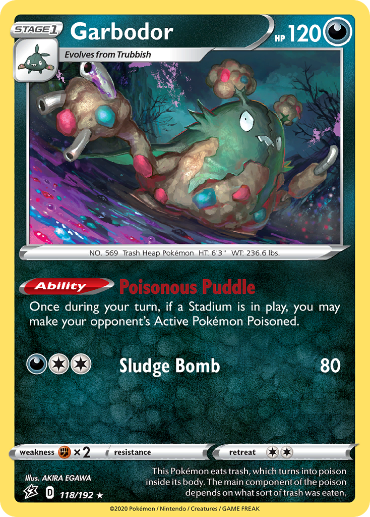Garbodor (118/192) [Sword & Shield: Rebel Clash] | Good Games Morley