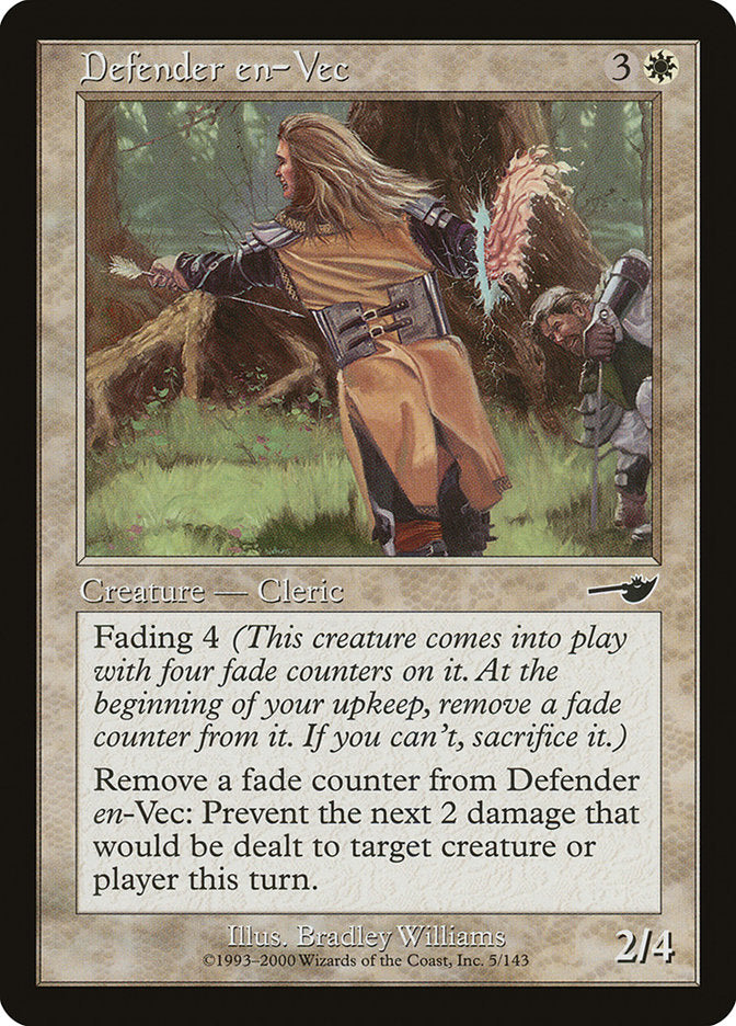 Defender en-Vec 5/143 (Nemesis)  - Foil | Good Games Morley
