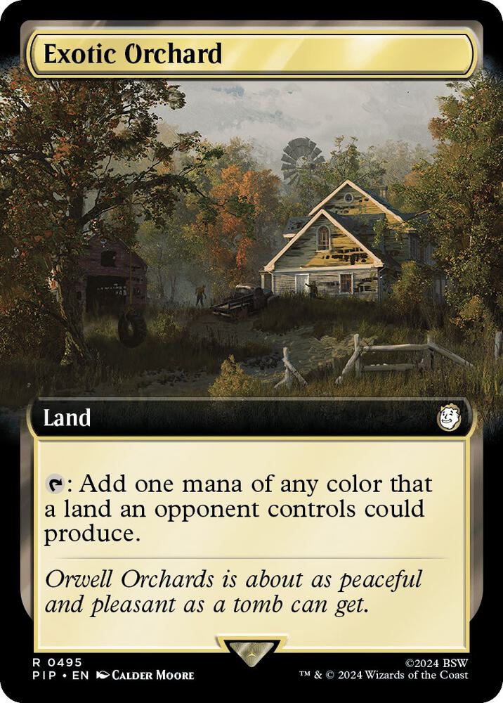 Exotic Orchard 495/326 (Universes Beyond: Fallout)  - Extended Art Foil | Good Games Morley