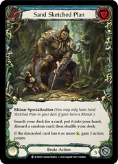 Sand Sketched Plan [U-WTR009] (Welcome to Rathe Unlimited)  Unlimited Rainbow Foil | Good Games Morley