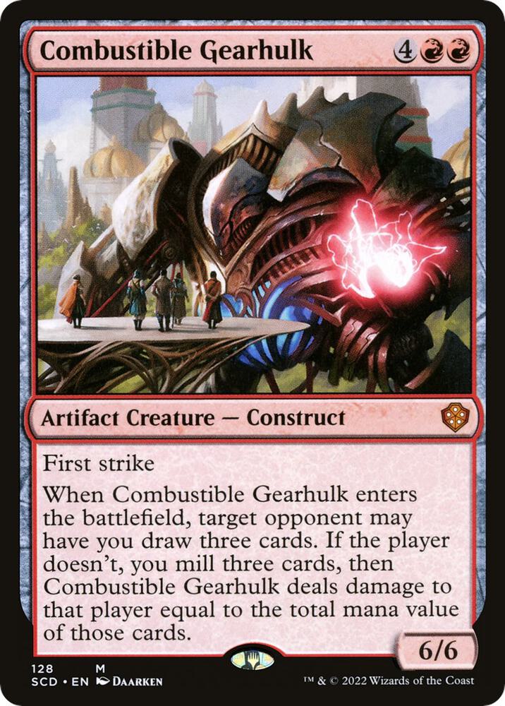 Combustible Gearhulk 128/352 (Starter Commander Decks)  | Good Games Morley