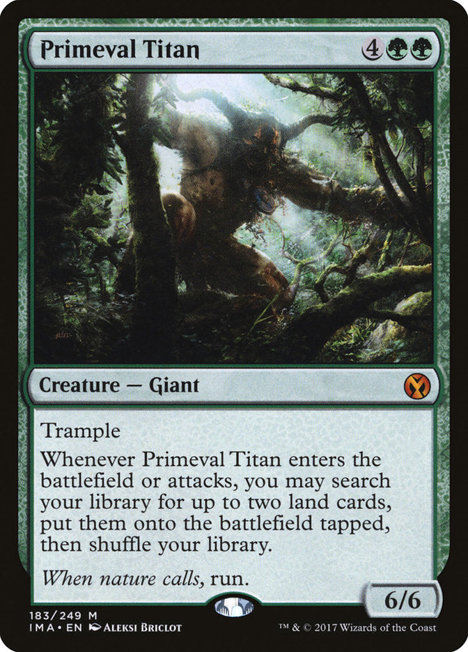 Primeval Titan 183/249 (Iconic Masters)  | Good Games Morley