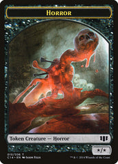 Horror // Zombie (016/036) Double-Sided Token [Commander 2014 Tokens] | Good Games Morley
