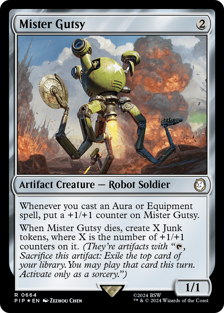 Mister Gutsy (Surge Foil) [Fallout] | Good Games Morley