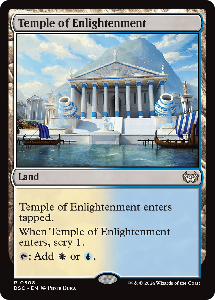Temple of Enlightenment [Duskmourn: House of Horror Commander] | Good Games Morley