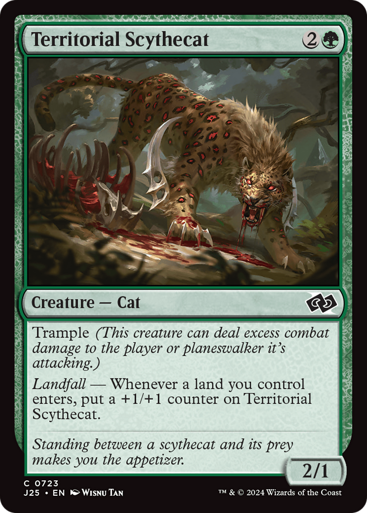 Territorial Scythecat [Foundations Jumpstart] | Good Games Morley
