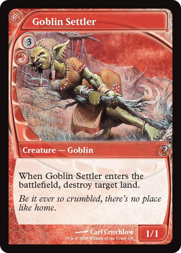 Goblin Settler 131/390 (Mystery Booster 2)  - Future Sight | Good Games Morley