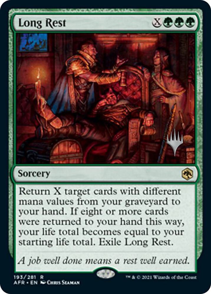 Long Rest 193p/241 (Promo Pack: Adventures in the Forgotten Realms)  - Foil | Good Games Morley