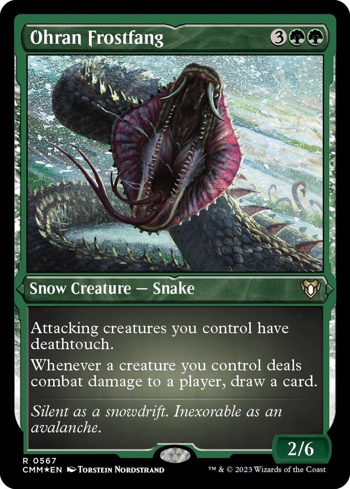 Ohran Frostfang 567 (Commander Masters)  - Etched Foil | Good Games Morley