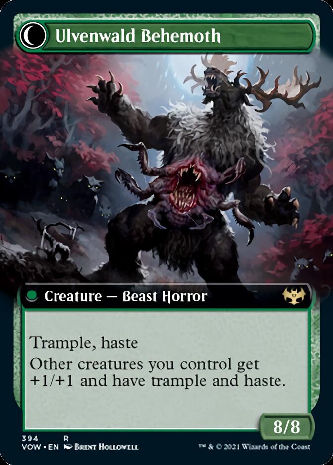 Ulvenwald Oddity // Ulvenwald Behemoth (Extended Art) [Innistrad: Crimson Vow] | Good Games Morley