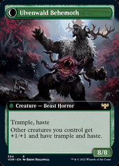 Ulvenwald Oddity // Ulvenwald Behemoth (Extended Art) [Innistrad: Crimson Vow] | Good Games Morley