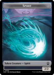 Eldrazi (Ripple Foil) // Spirit Double-Sided Token [Modern Horizons 3 Commander Tokens] | Good Games Morley