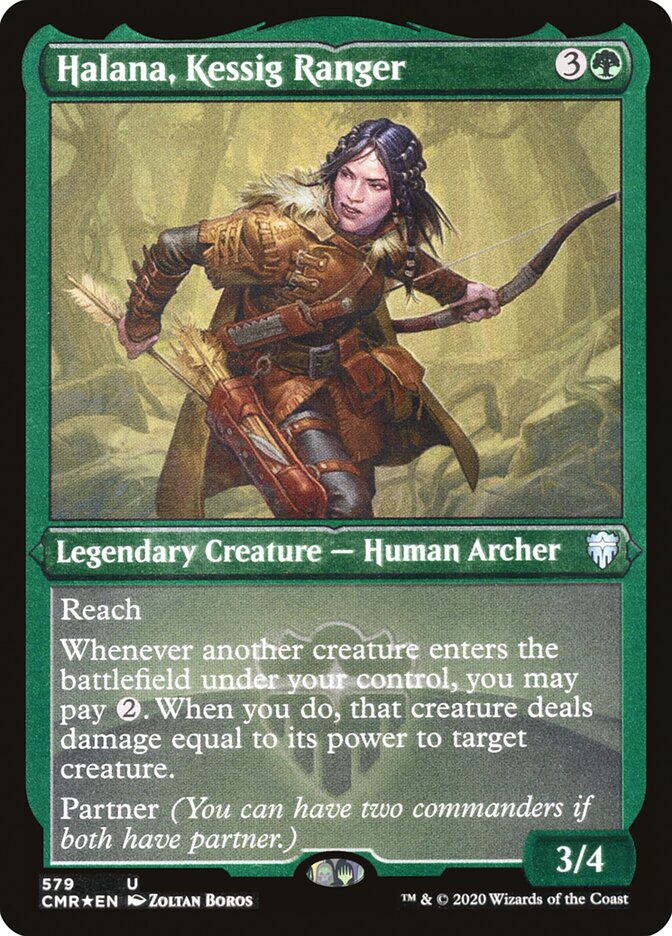 Halana, Kessig Ranger (Foil Etched) [Commander Legends] | Good Games Morley