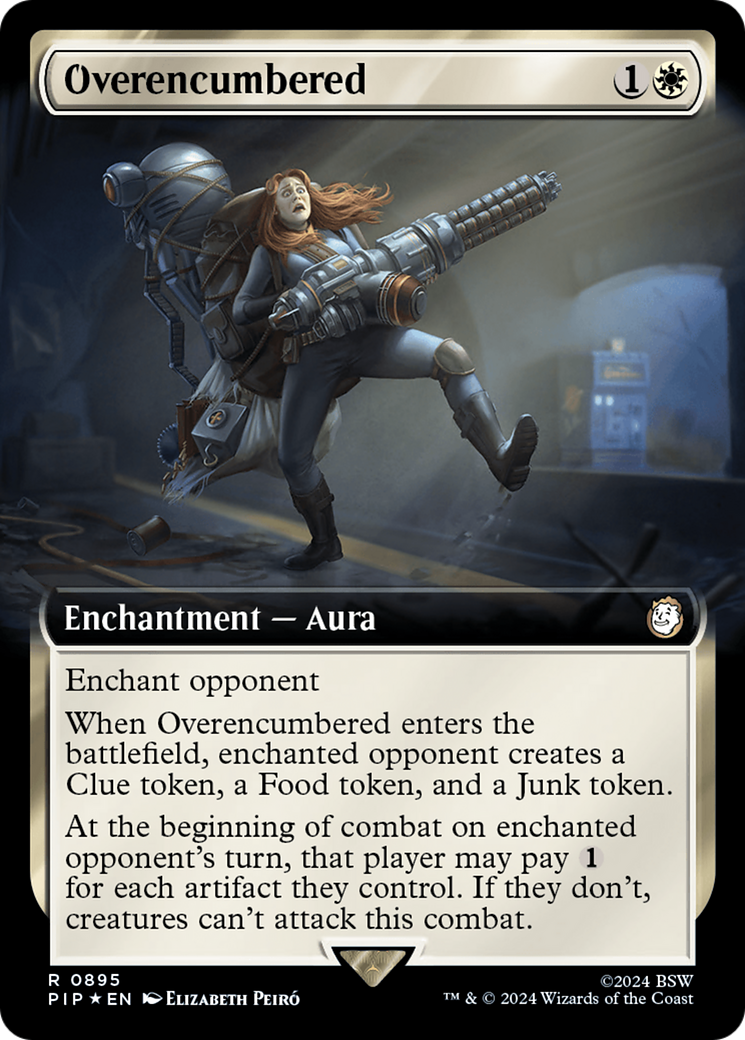 Overencumbered (Extended Art) (Surge Foil) [Fallout] | Good Games Morley