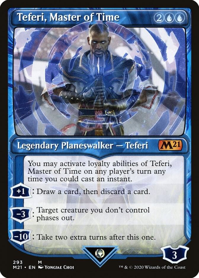 Teferi Master of Time Showcase 293 293/274 (Core Set 2021)  | Good Games Morley