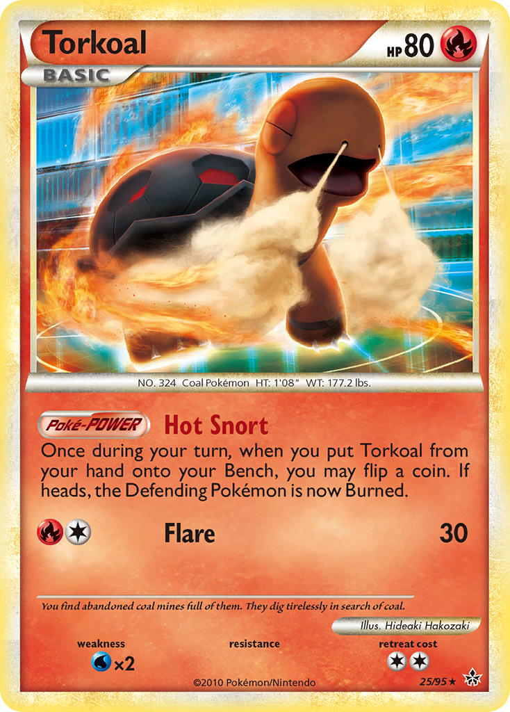 Torkoal (25/95) [HeartGold & SoulSilver: Unleashed] | Good Games Morley