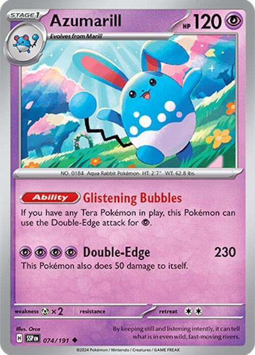 Azumarill 074/191 (SV08: Surging Sparks)  | Good Games Morley