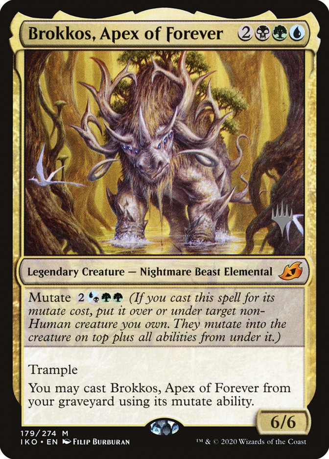 Brokkos, Apex of Forever (Promo Pack) [Ikoria: Lair of Behemoths Promos] | Good Games Morley