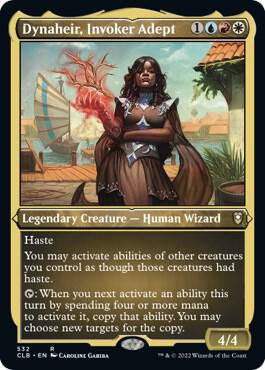 Dynaheir Invoker Adept Foil Etched 532 (Commander Legends: Battle for Baldur's Gate)  - Foil | Good Games Morley