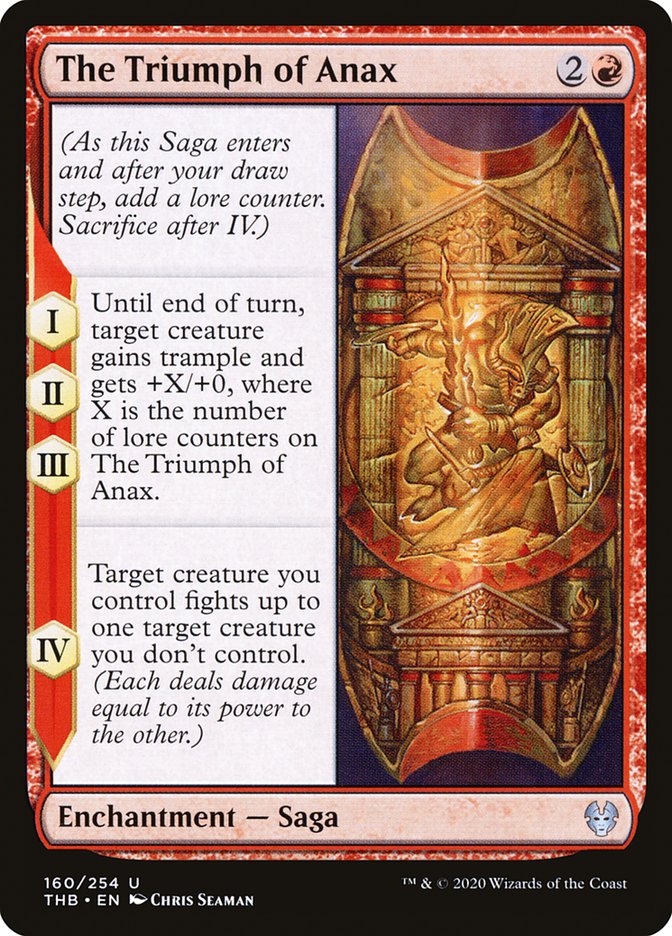 The Triumph of Anax 160/254 (Theros Beyond Death)  | Good Games Morley