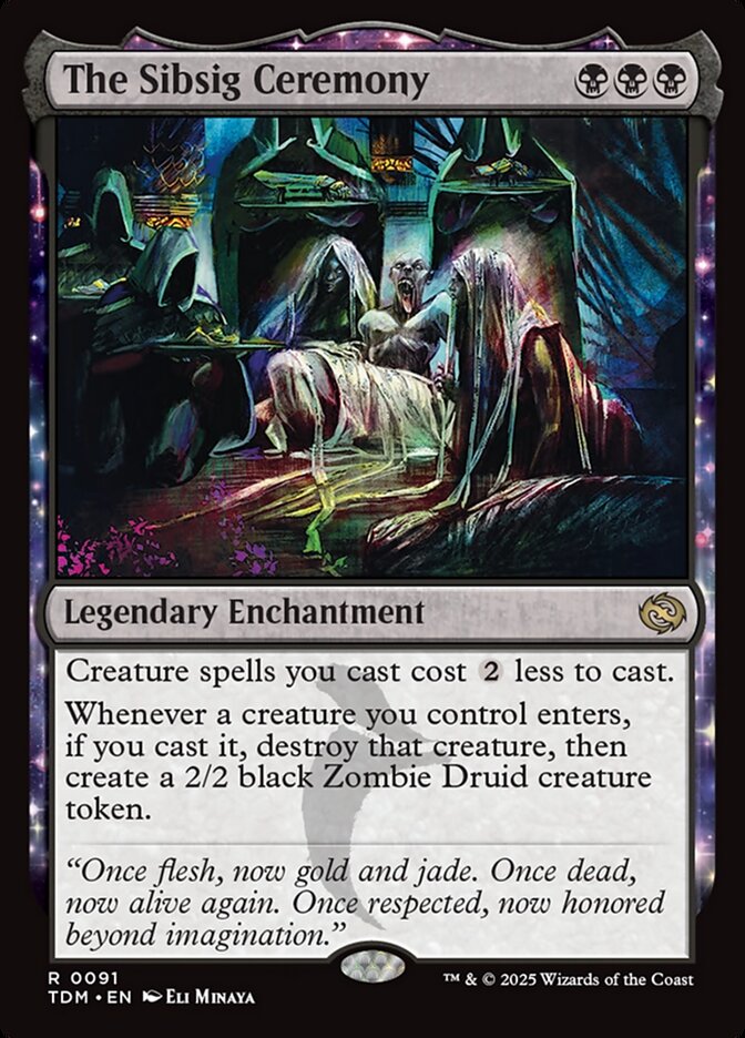 The Sibsig Ceremony 91/291 (Tarkir: Dragonstorm)  - Foil | Good Games Morley