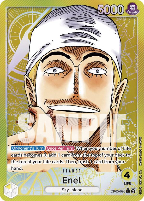 Enel OP05-098 (Awakening of the New Era)  - Alternate Art Foil | Good Games Morley