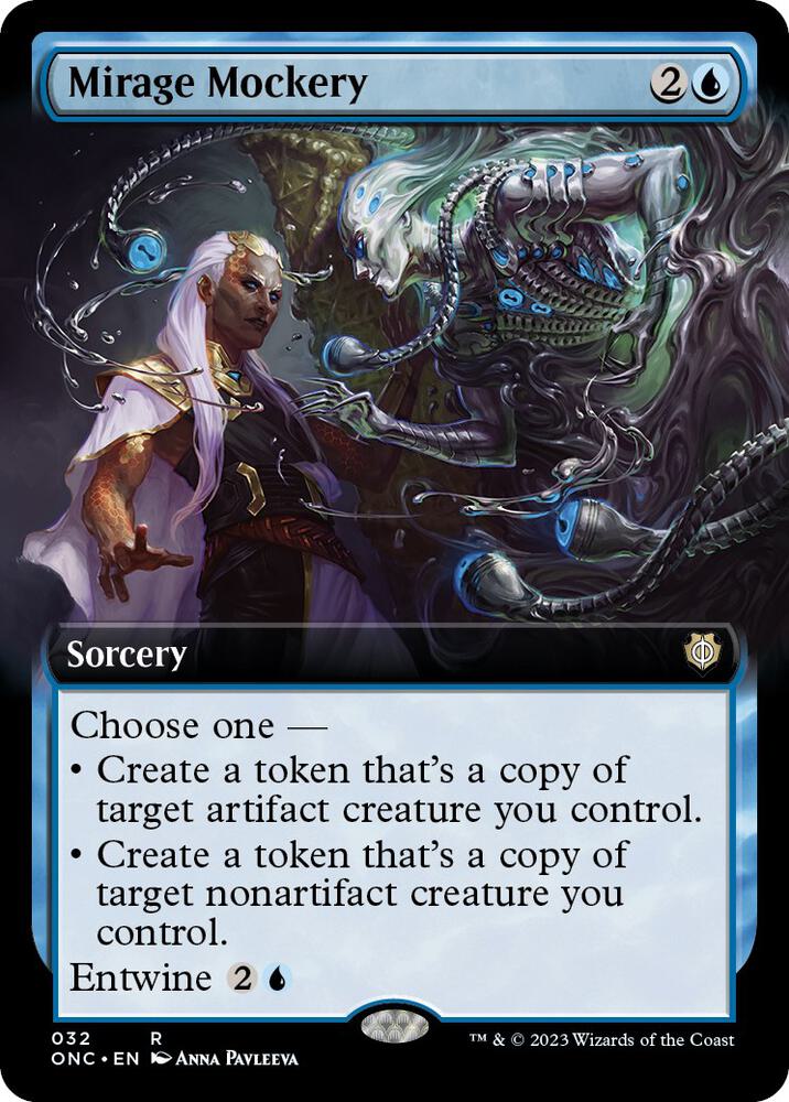 Mirage Mockery 32/28 (Commander: Phyrexia: All Will Be One)  - Extended Art Foil | Good Games Morley